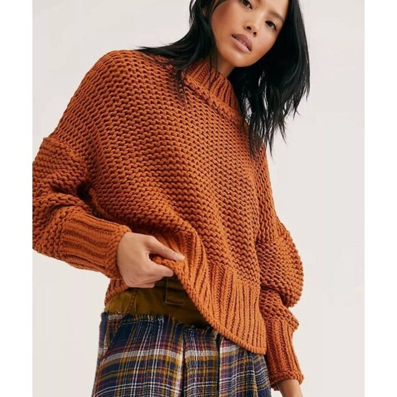 Free People Sweaters - FREE PEOPLE my only sunshine sweater in caramelize size L